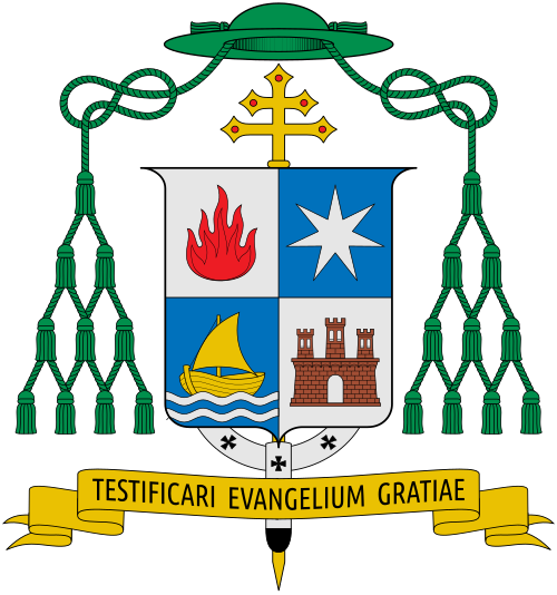 Coat of arms — Archbishop Angelo Raffaele Panzetta