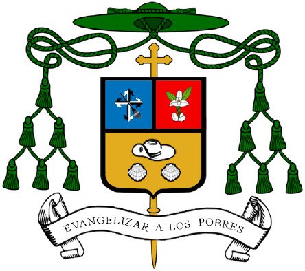 Coat of arms — Bishop José Cayetano Parra Novo