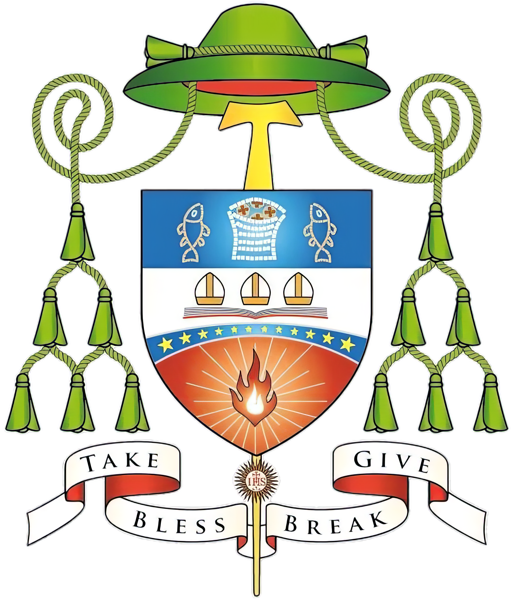 Coat of arms — Bishop Anthony Bernard Paul