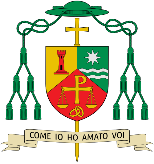 Coat of arms — Bishop Pierantonio Pavanello