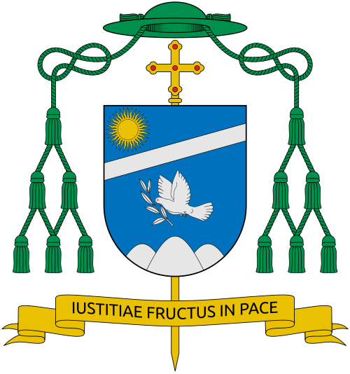 Coat of arms of Giovanni Paz, Bishop of Latacunga.