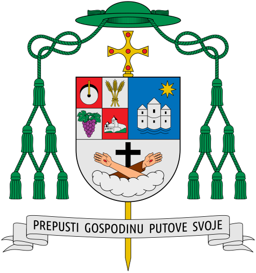 Coat of arms — Bishop Ivica Petanjak