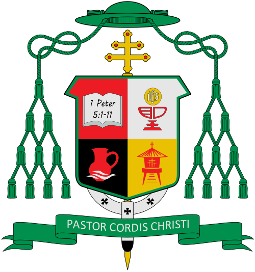 Coat of arms of Simon Peter Poh Hoon Seng Reference: [1]