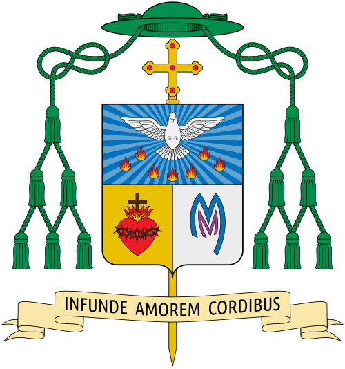 Coat of arms — Bishop André Giraud Pindi Mwanza Mayala