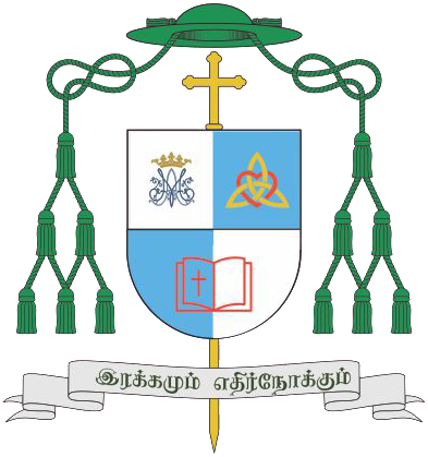Coat of arms — Bishop Ambrose Pitchaimuthu