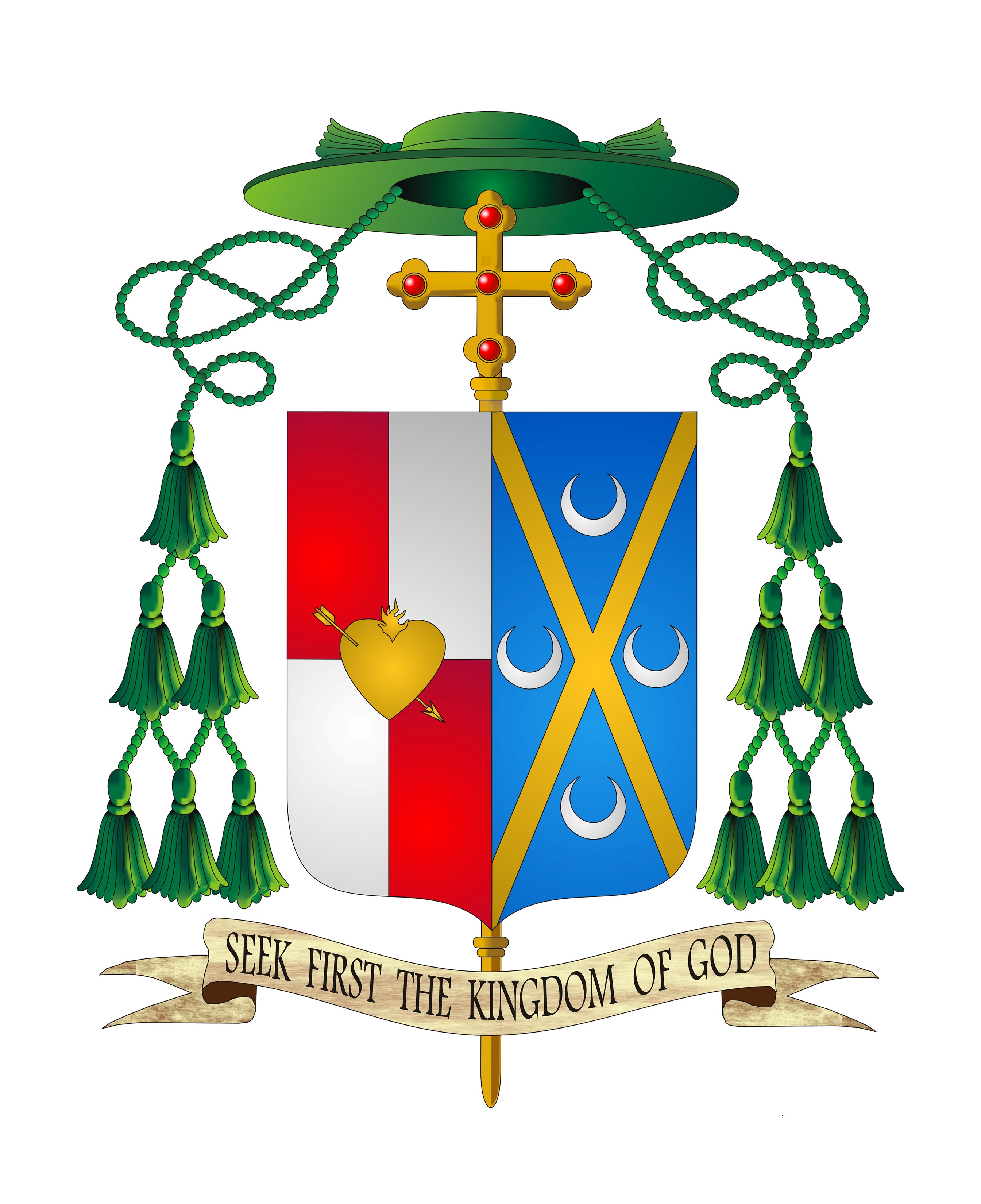 Coat of arms — Bishop Erik Thomas Pohlmeier