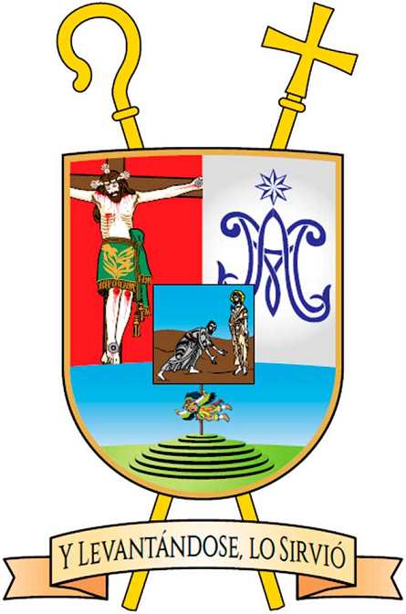 Coat of arms — Bishop Engelberto Polino Sánchez