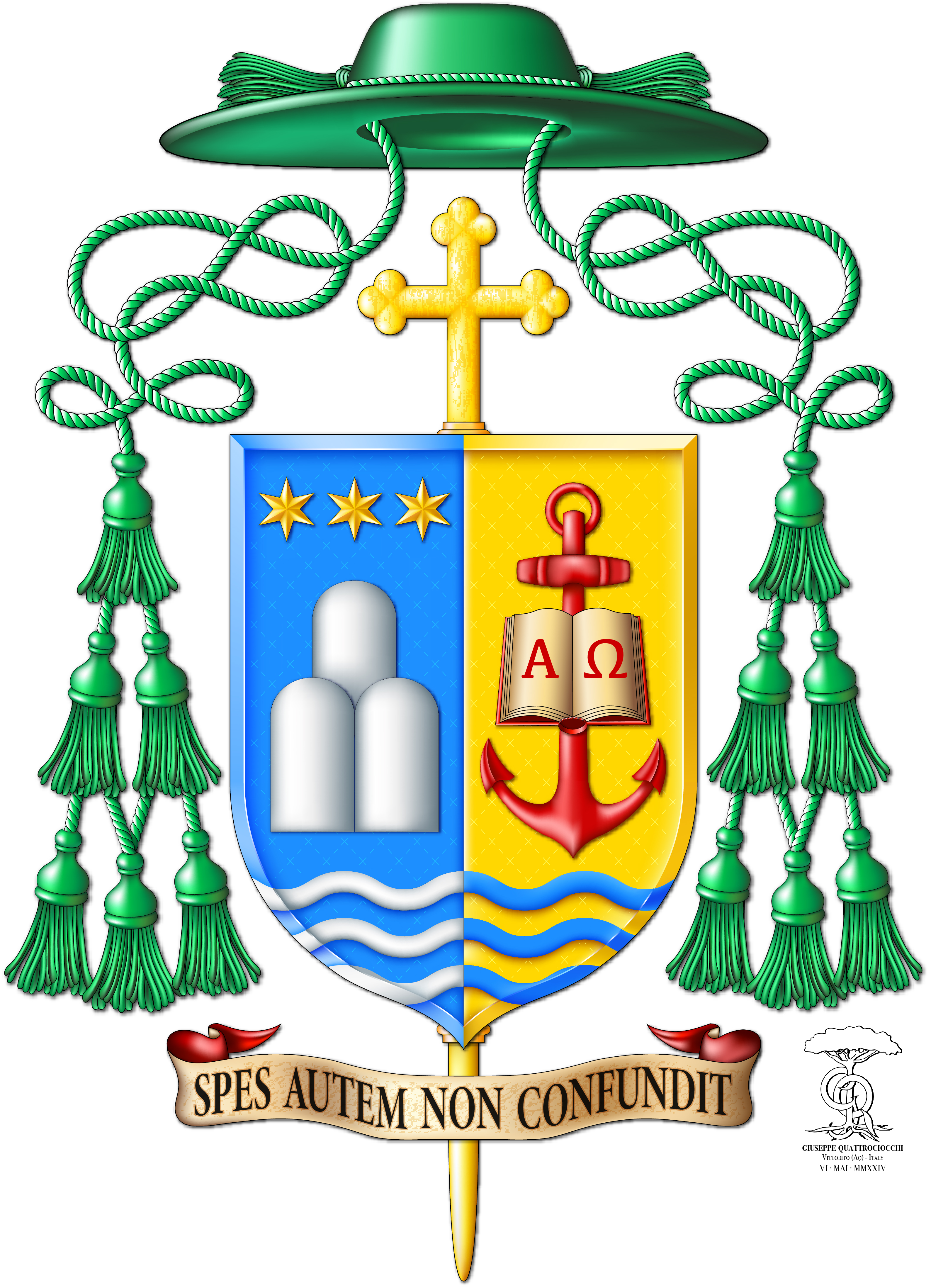 Coat of arms — Bishop Alfonso Raimo