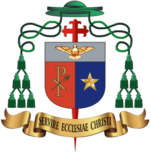 Escudo del Obispo Tulio Luis Ramírez Padilla.