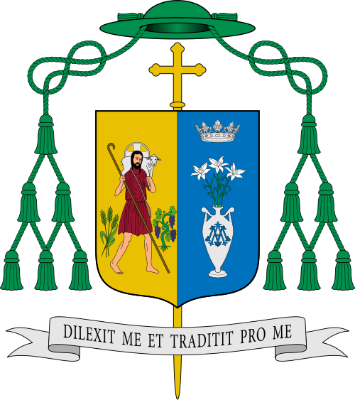 Coat of arms — Bishop Vicente Rebollo Mozos