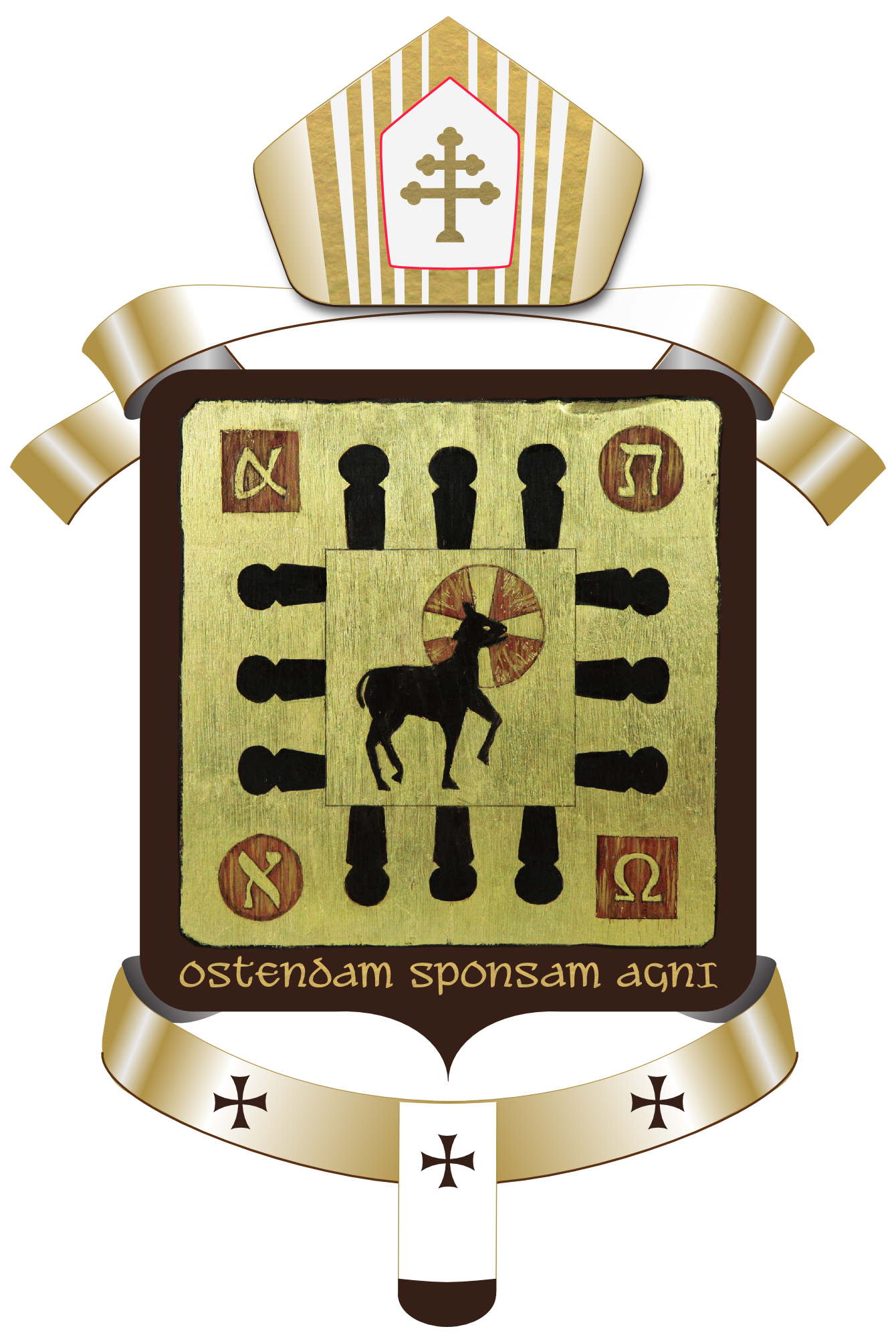 Coat of arms — Archbishop Carlo Roberto Maria Redaelli