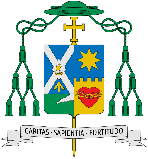 Coat of arms of the U.S. bishop David Laurin Ricken, Bishop of Green Bay.