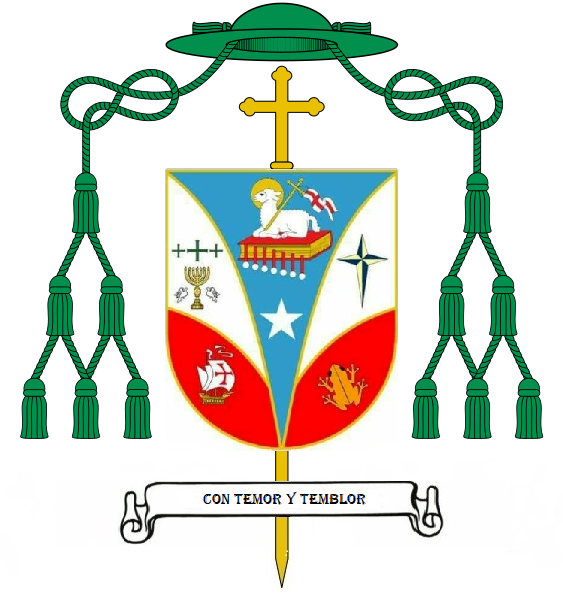 Coat of arms — Bishop Ángel Luis Ríos Matos