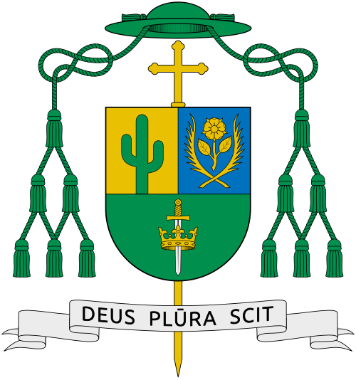 Coat of arms — Bishop Eliéser Antonio Rivero Barrios