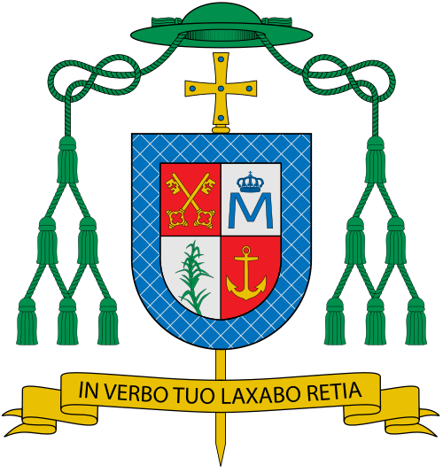 Escudo de armas del Obispo Santiago Rodríguez.