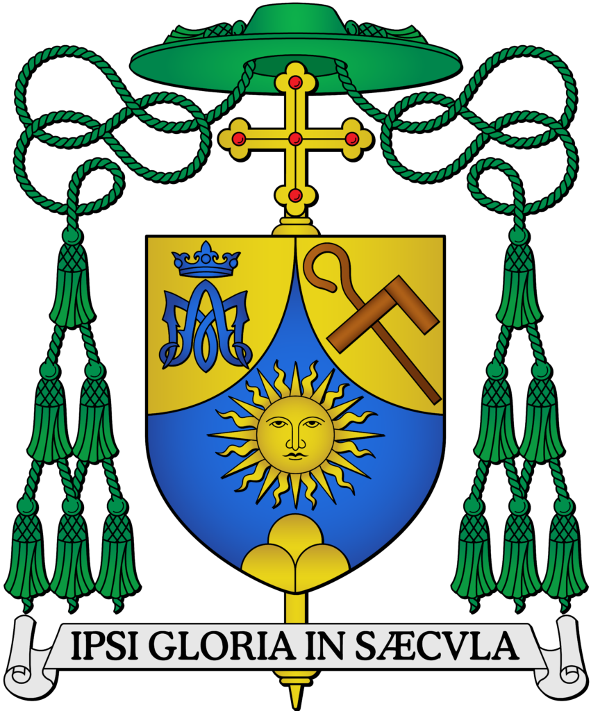 Coat of arms — Bishop José Rojas Rojas Jr.