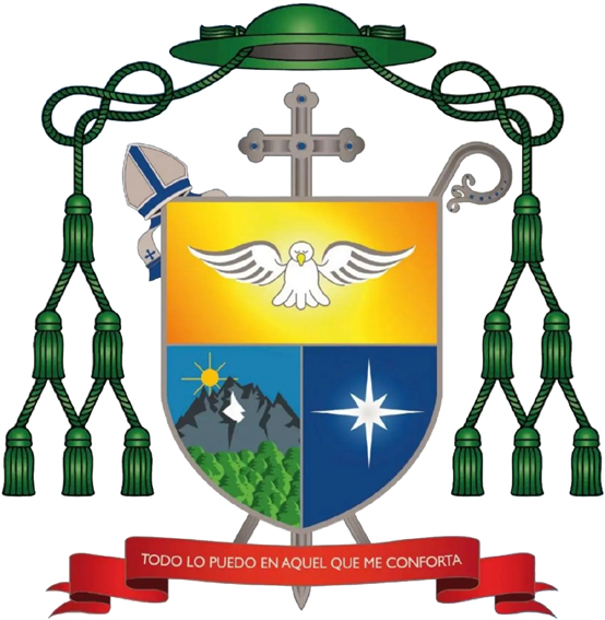 Coat of arms — Bishop Luis Enrique Rojas Ruiz