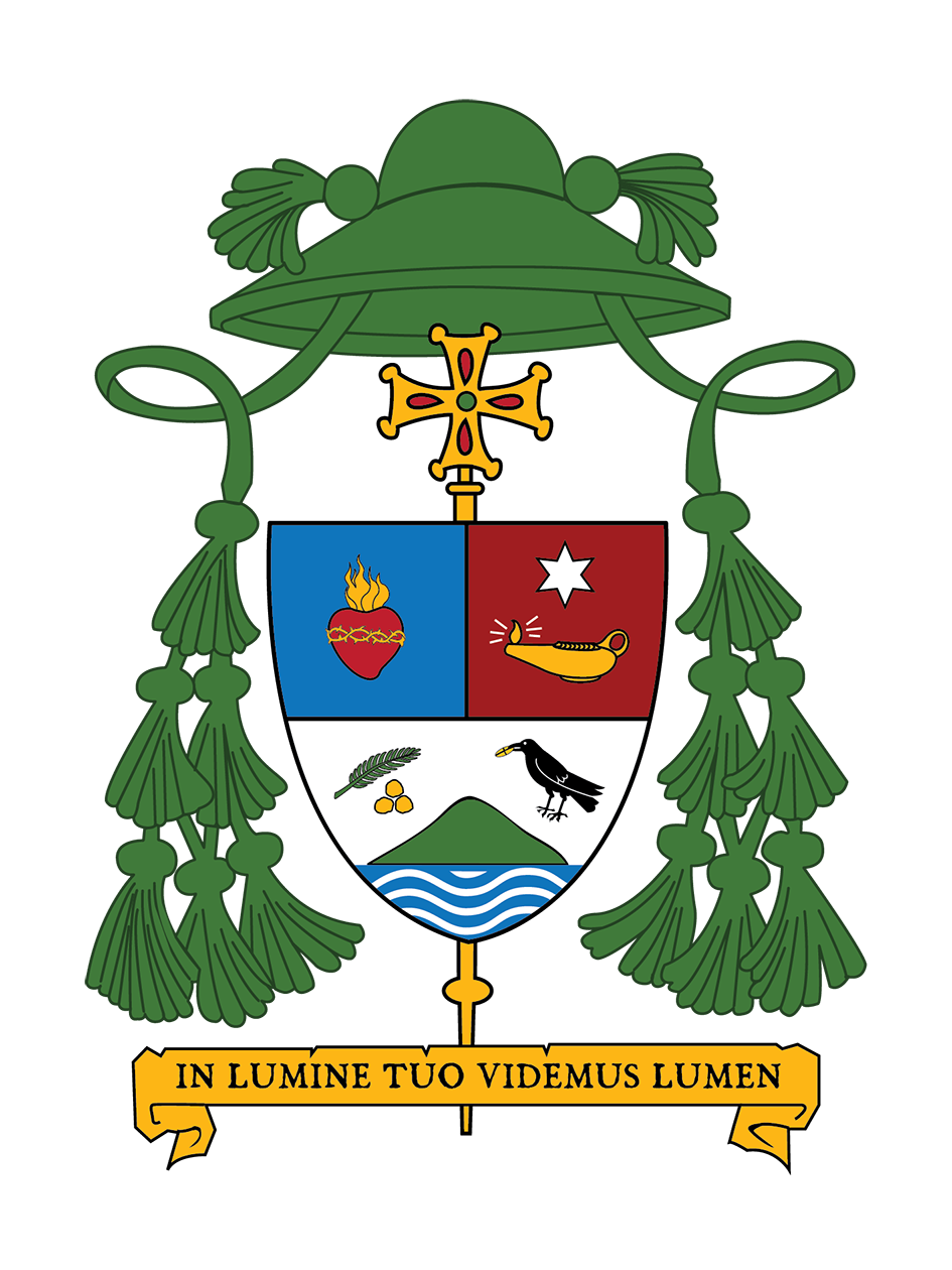 Coat of arms — Bishop Benedictus Estephanus Rolly Untu