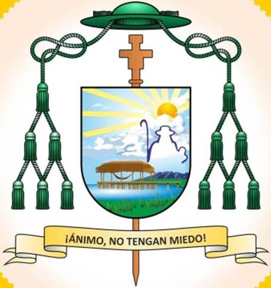 Coat of arms — Bishop Ernesto José Romero Rivas