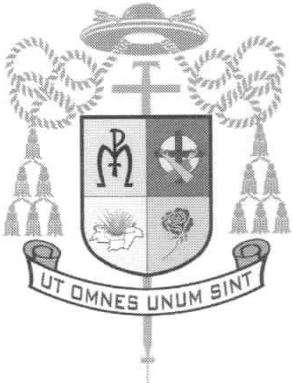 Coat of arms — Bishop Bernabé de Jesús Sagastume Lemus