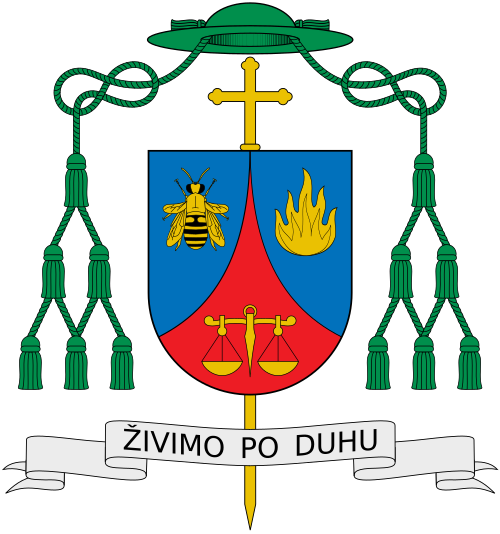 Coat of arms — Bishop Andrej Saje