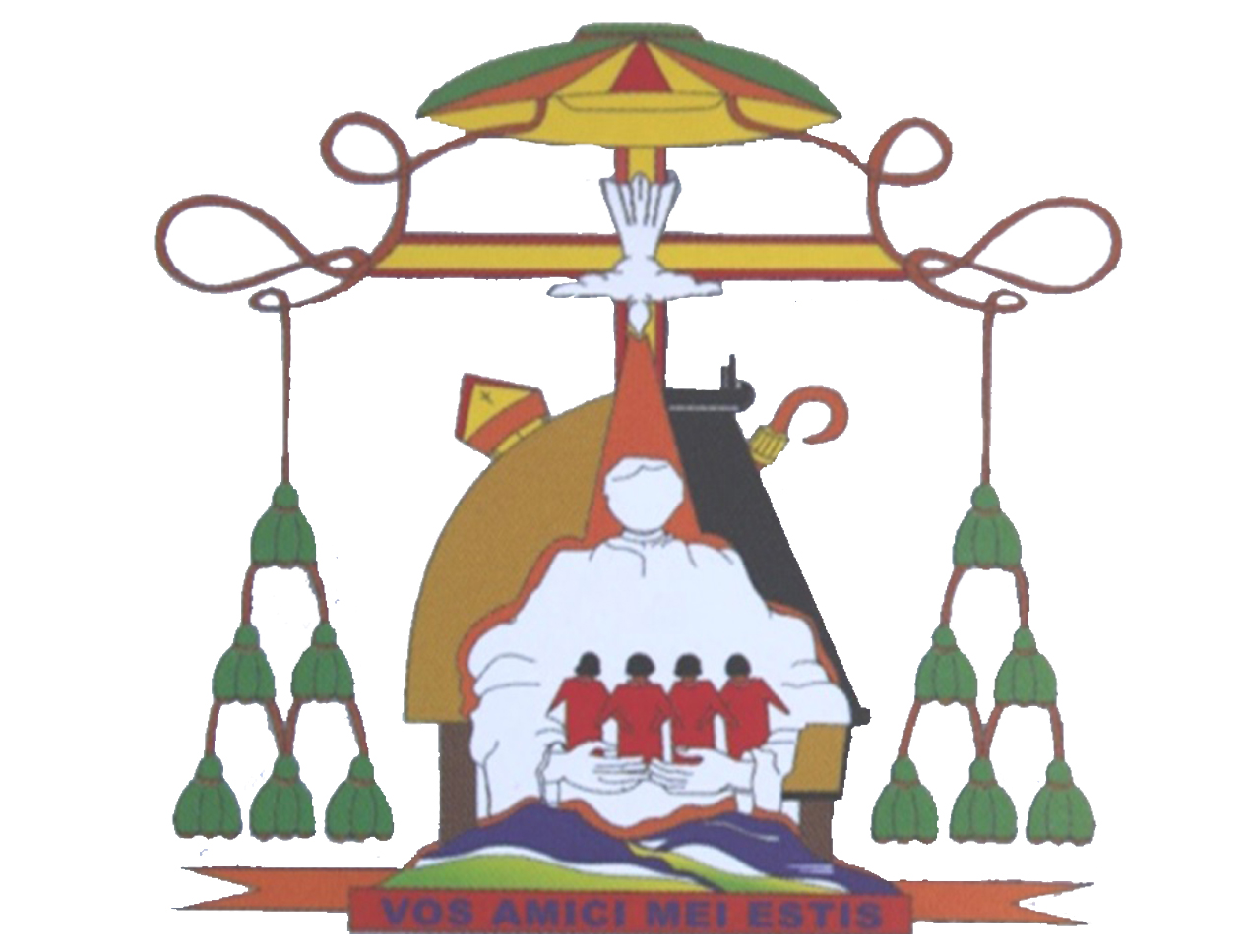 Coat of arms — Bishop Dominikus Saku