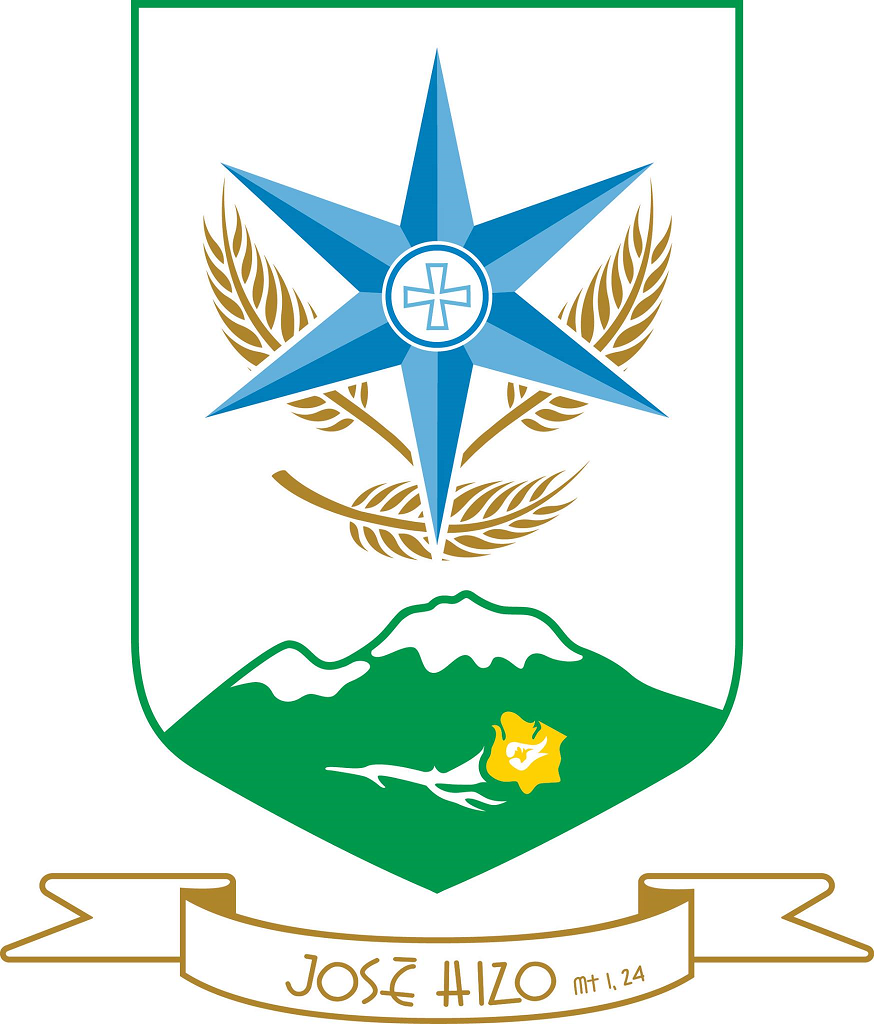 Coat of arms — Bishop Julio César Salcedo Aquino
