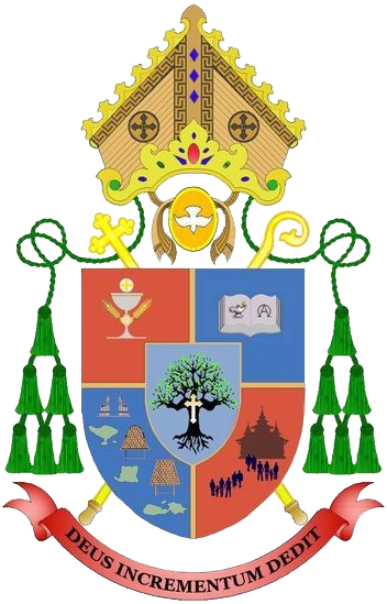 Coat of arms — Bishop Silvester Tung Kiem San