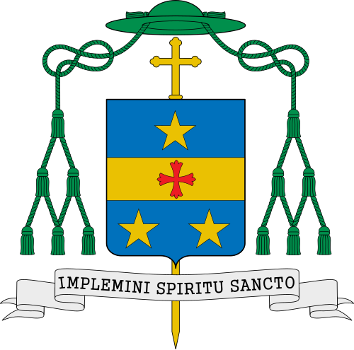 Coat of arms — Bishop Thierry Marie Scherrer