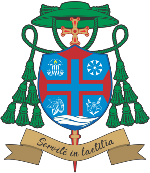Brasão Episcopal de Dom Aldemiro Sena dos Santos.