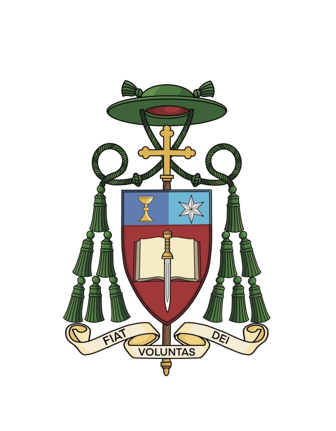 Coat of arms — Bishop Paul Tawat Singsa