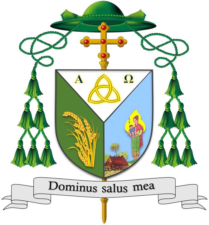 Coat of arms — Bishop Andrew Souksavath Nouane Asa