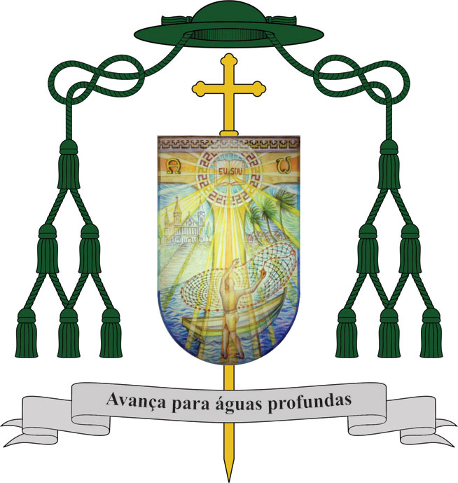 Coat of arms — Bishop Evaristo Pascoal Spengler