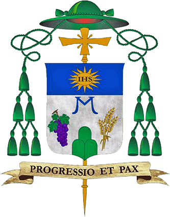 Coat of arms — Bishop Raymond Sumlut Gam