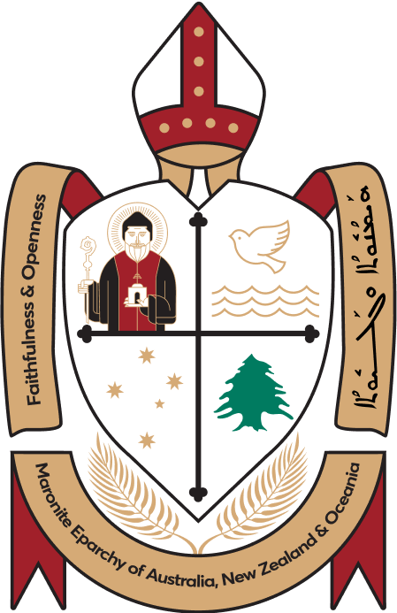 Coat of arms — Bishop Antoine-Charbel Tarabay