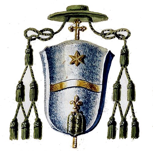Wappen aus einer Urkunde des Bischofs Domenico Buttaoni, datiert 1809.