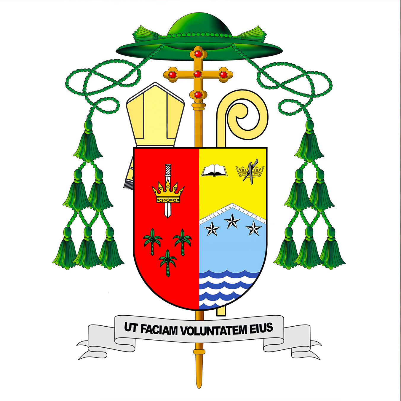Coat of arms — Bishop Mel Rey Mingoa (Bobot) Uy