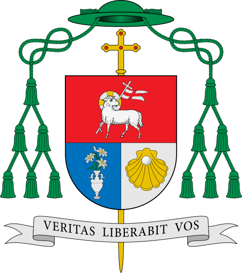 Coat of arms — Bishop Ramón Darío Valdivia Jiménez