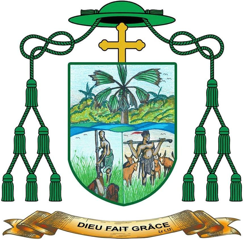 Coat of arms — Bishop Jean Baptiste Valter Manga
