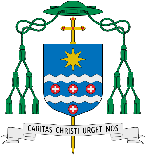 Coat of arms — Bishop Antonio José Valín Valdés