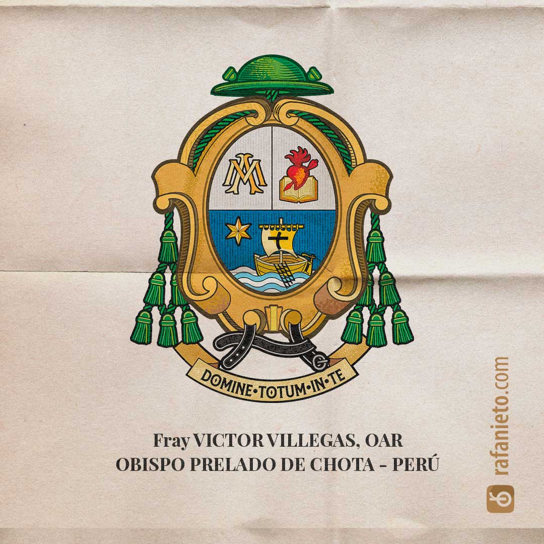 Coat of arms — Bishop Víctor Emiliano Villegas Suclupe