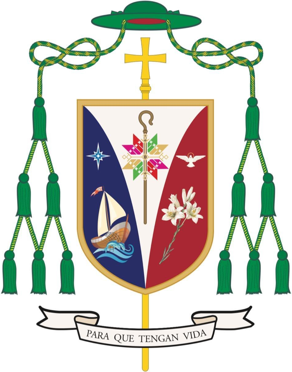 Coat of arms — Bishop Roberto Yenny García
