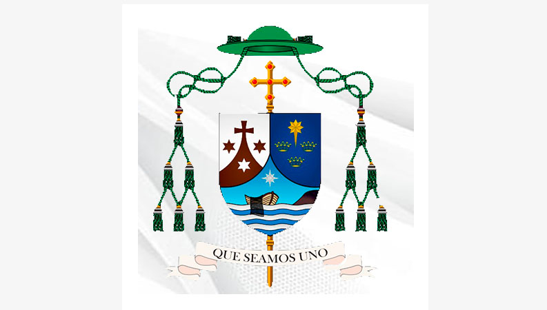 Coat of arms — Bishop Ángel Ernesto Zapata Bances
