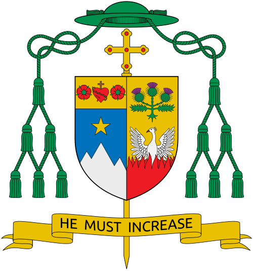 Coat of arms of the U.S. bishop Chad Zielinski, Bishop of Fairbanks.