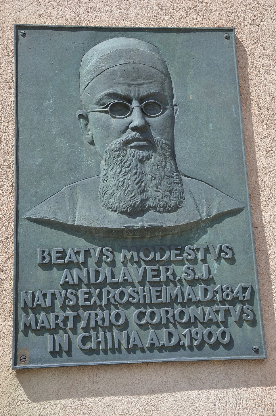 Saint Modeste Andlauer